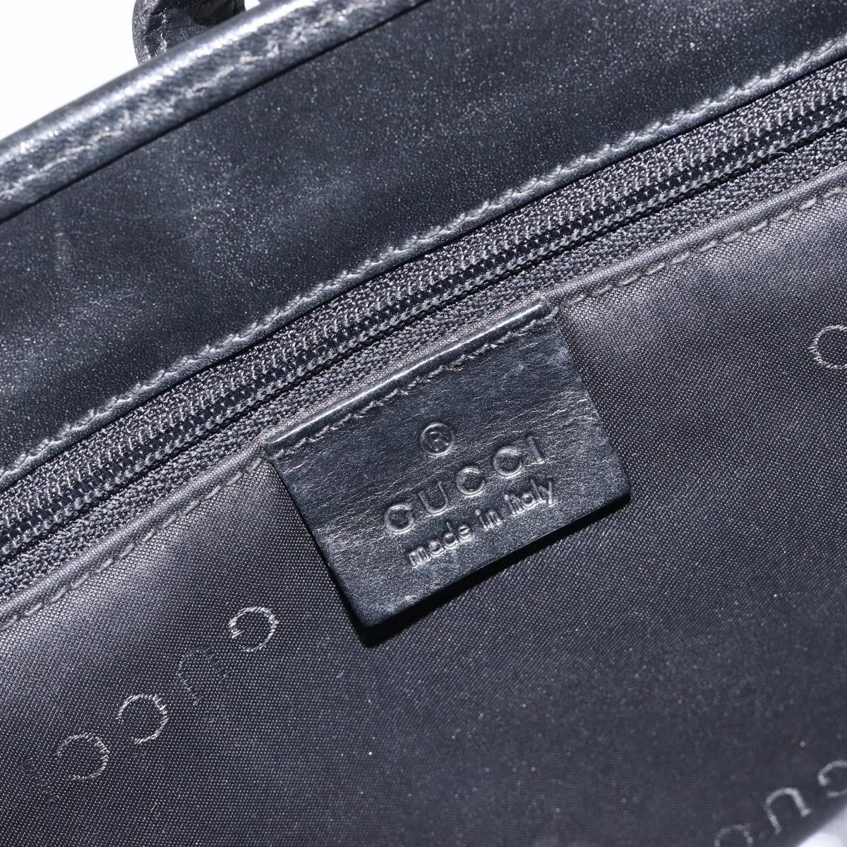 Gucci Jackie Leather, Black, Leather, Tote Bag