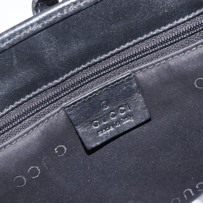 Gucci Jackie Leather, Black, Leather, Tote Bag
