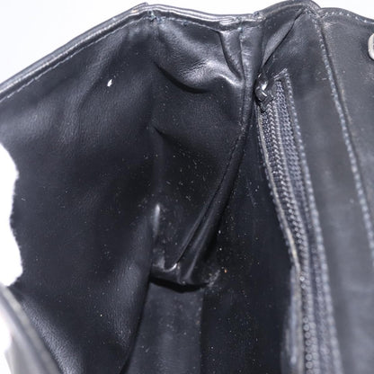Celine Shoulder Leather, Black, Leather, Shoulder Bag