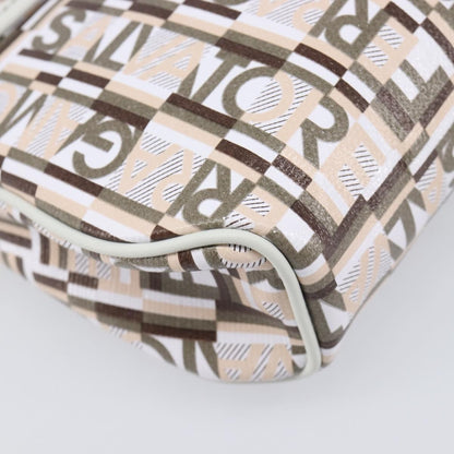 Salvatore Ferragamo Vintage clutch Canvas, Multicolour, Canvas, Clutch