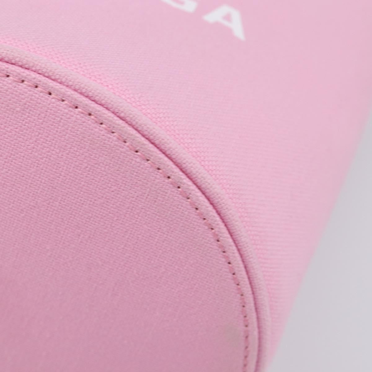 Balenciaga Wave Bucket Printed Canvas, Pink, Canvas, Tote Bag