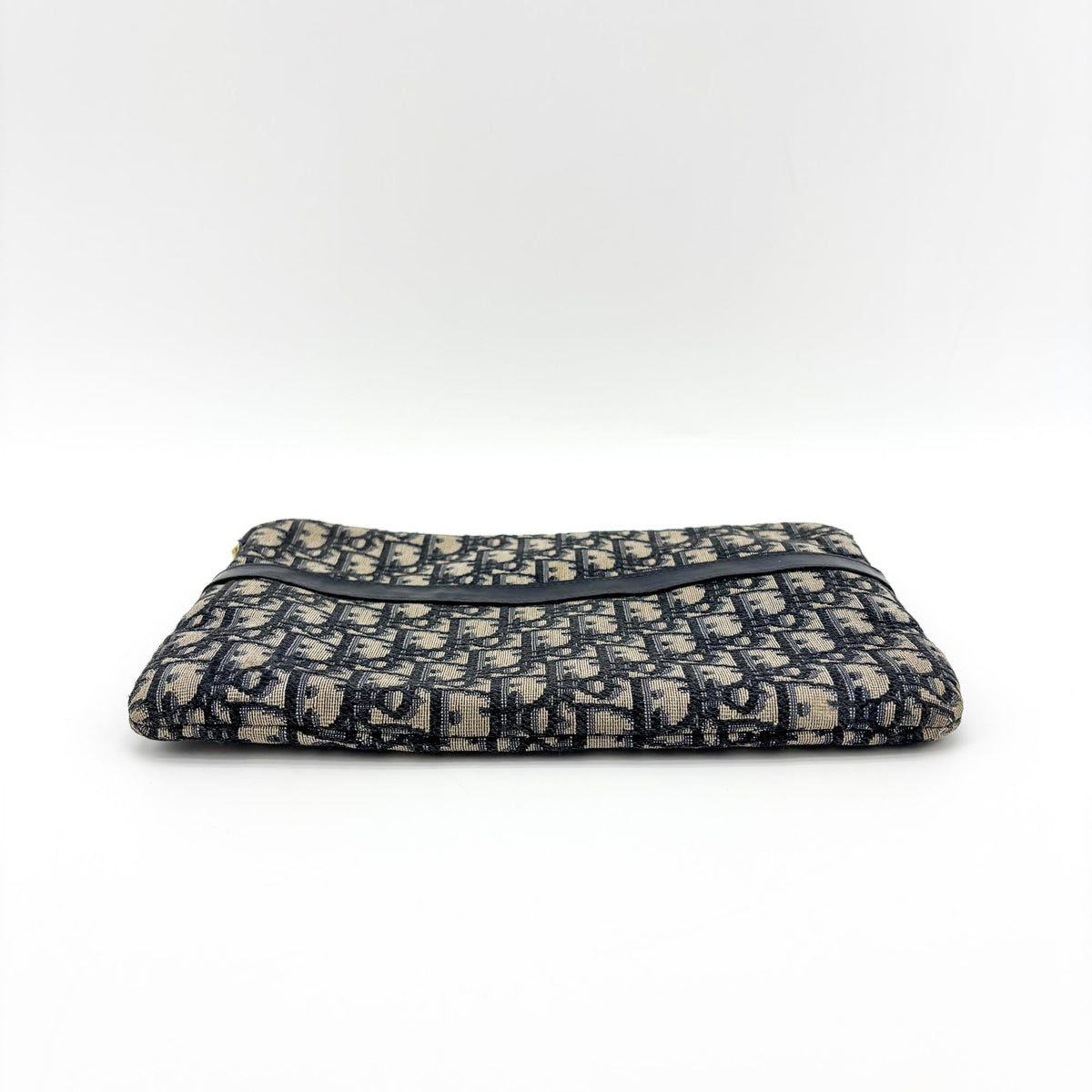 Christian Dior Travel Kit Oblique Canvas, Navy, Canvas, Toiletry Case