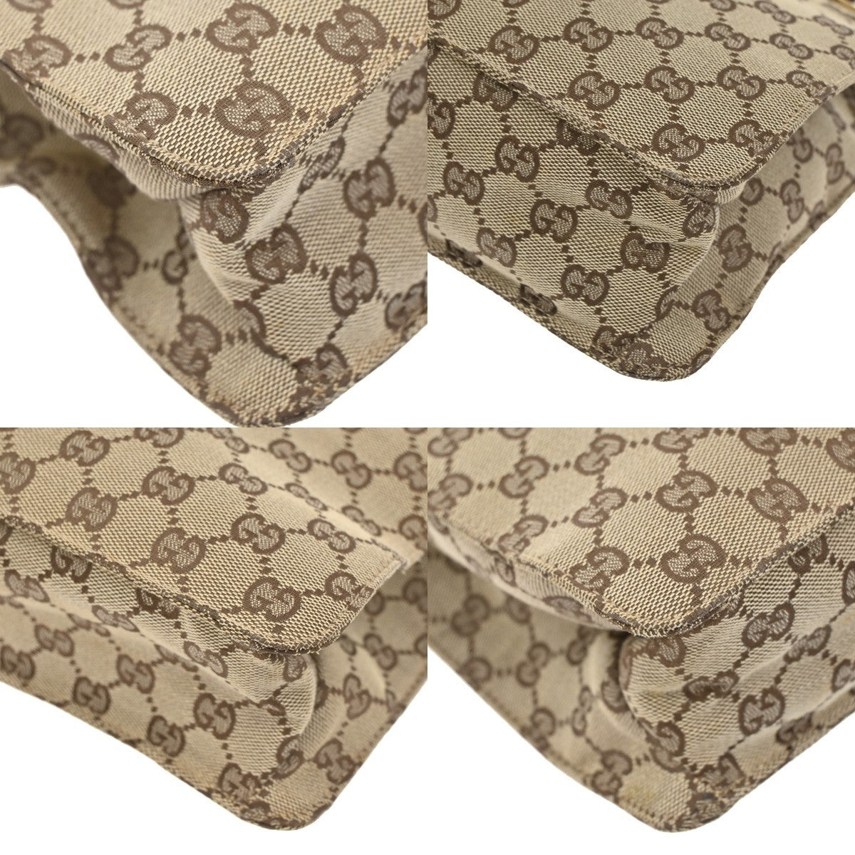 Gucci Crossbody Canvas, Beige, Canvas, Shoulder Bag