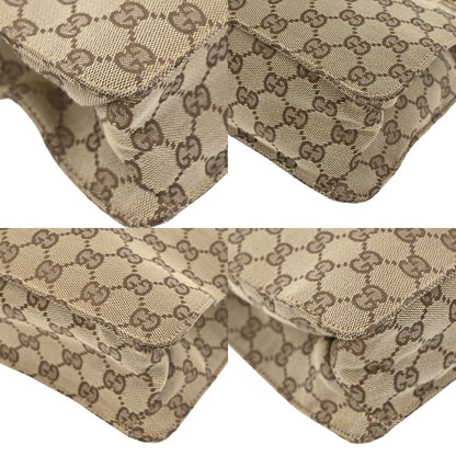 Gucci Crossbody Canvas, Beige, Canvas, Shoulder Bag