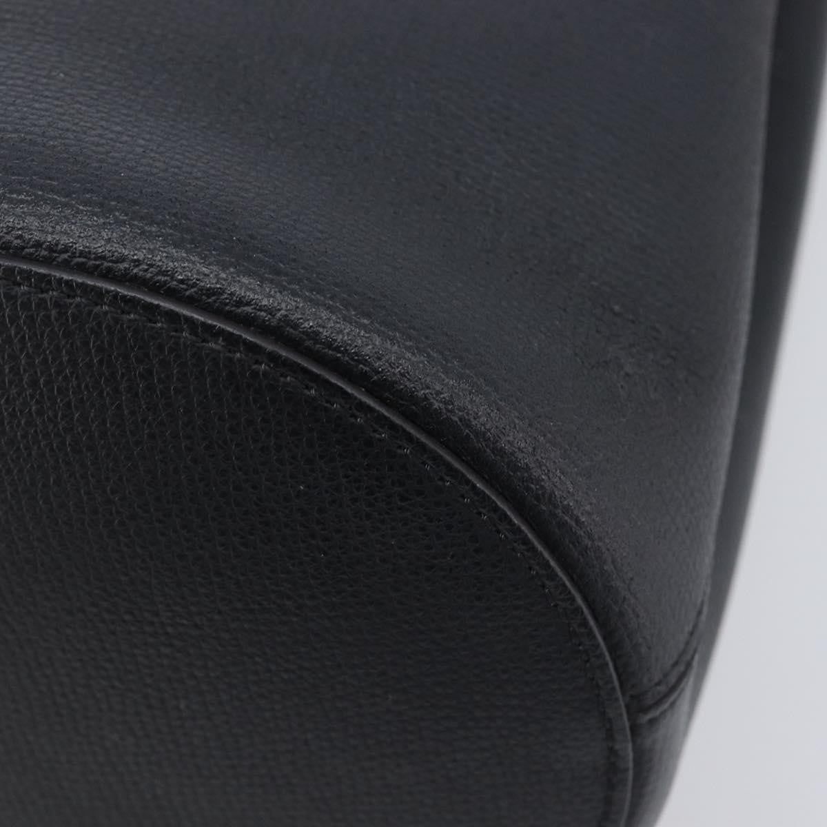 Burberry Lorne Bucket Leather, Black, Leather, Handbag