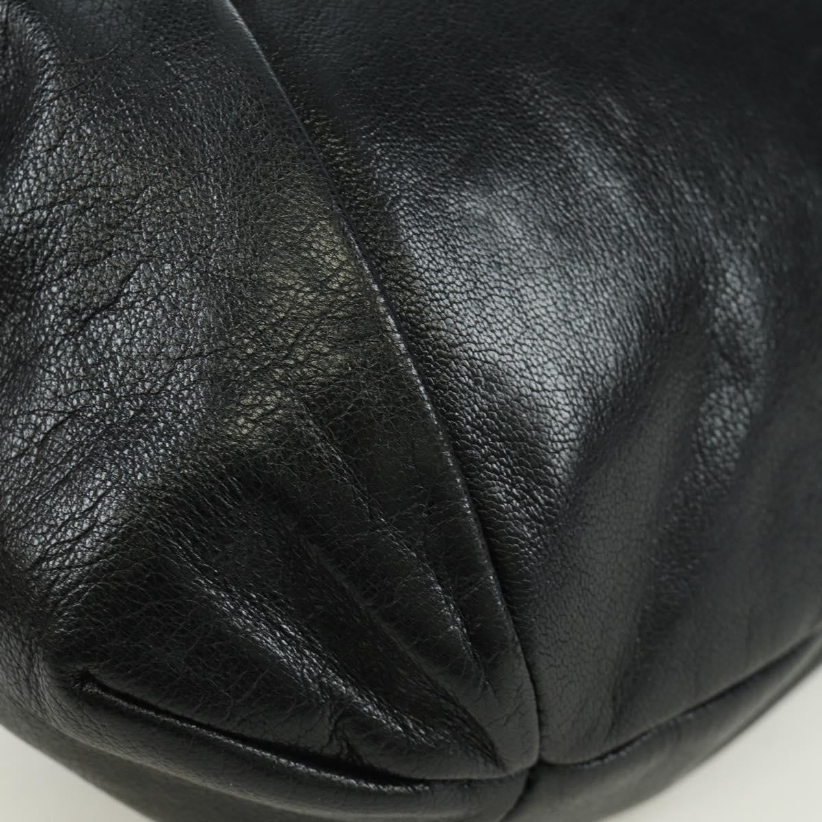Saint Laurent Vintage Shoulder bag Leather, Black, Leather, Shoulder Bag