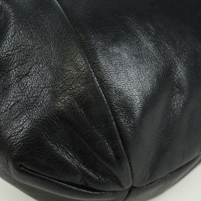 Saint Laurent Vintage Shoulder bag Leather, Black, Leather, Shoulder Bag