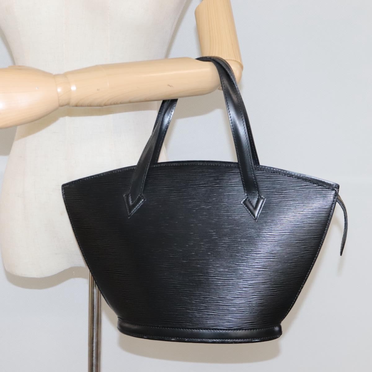 Louis Vuitton Saint Jacques Epi Leather, Black, Leather, Handbag