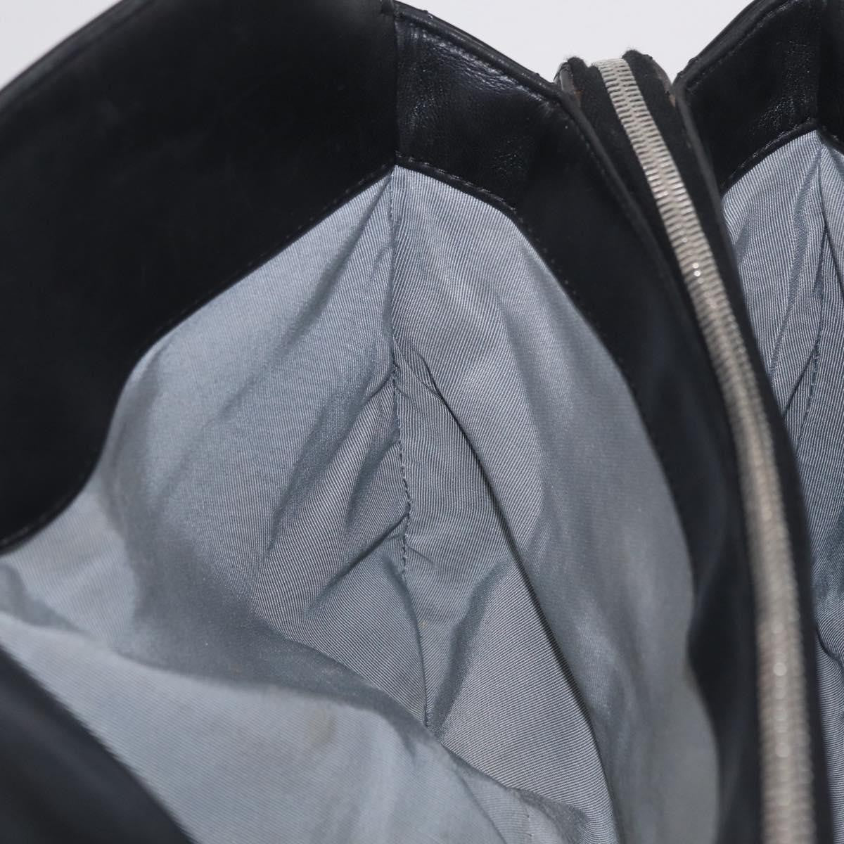 Chanel Lipstick Open Patent Vinyl, Black, Patent Leather, Tote Bag