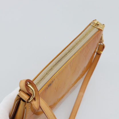 Louis Vuitton Lexington Pochette Patent Leather, Beige, Patent Leather, Clutch