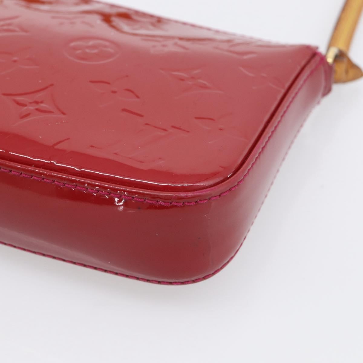 Louis Vuitton Pochette Accessoires NM Monogram Vernis, Pink, Patent Leather, Clutch