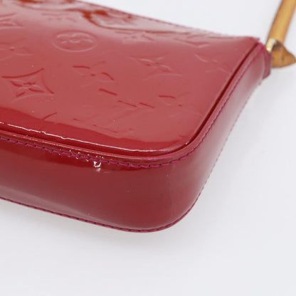 Louis Vuitton Pochette Accessoires NM Monogram Vernis, Pink, Patent Leather, Clutch