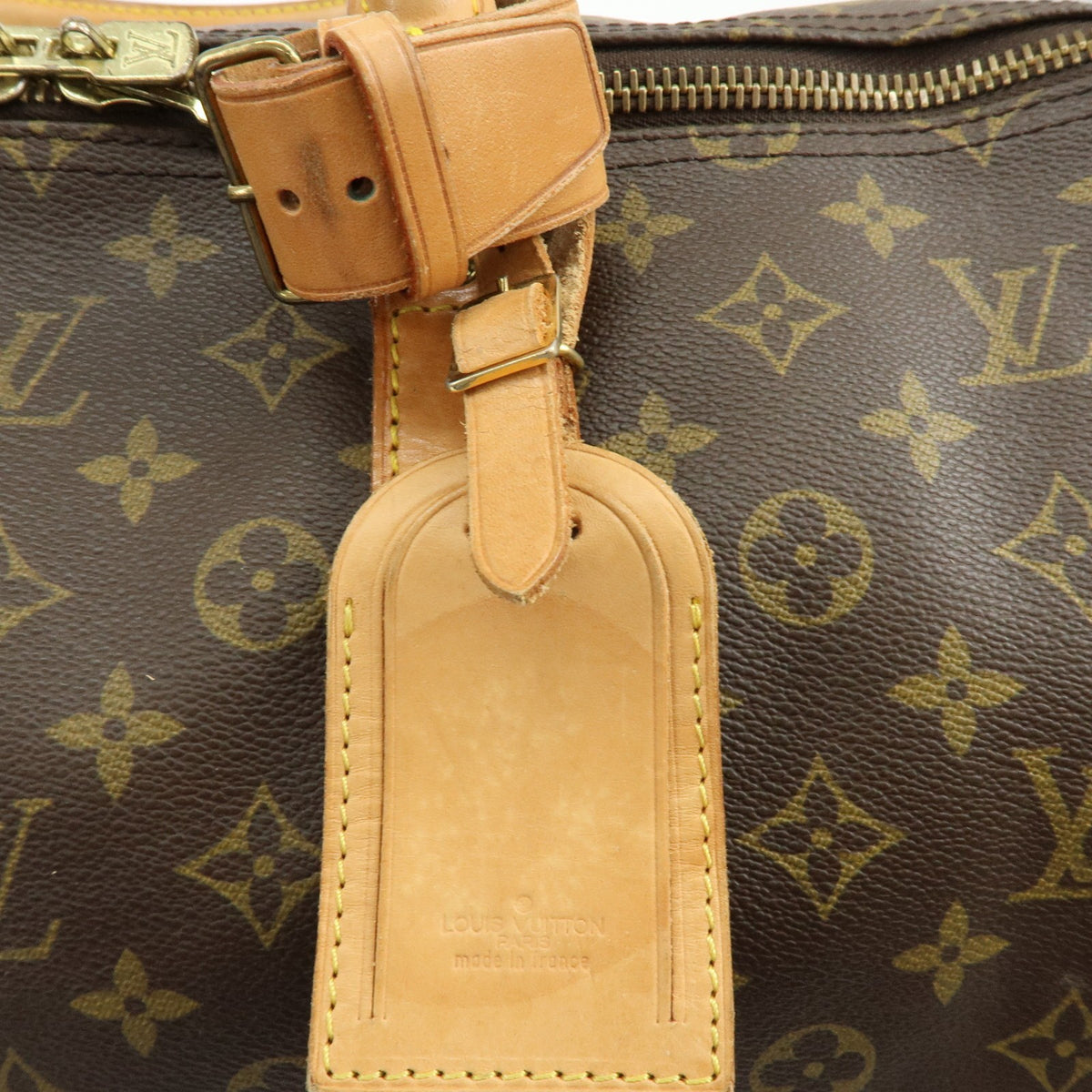 Louis Vuitton Keepall Bandouliere Monogram Canvas, Brown, Canvas, Travel Bag