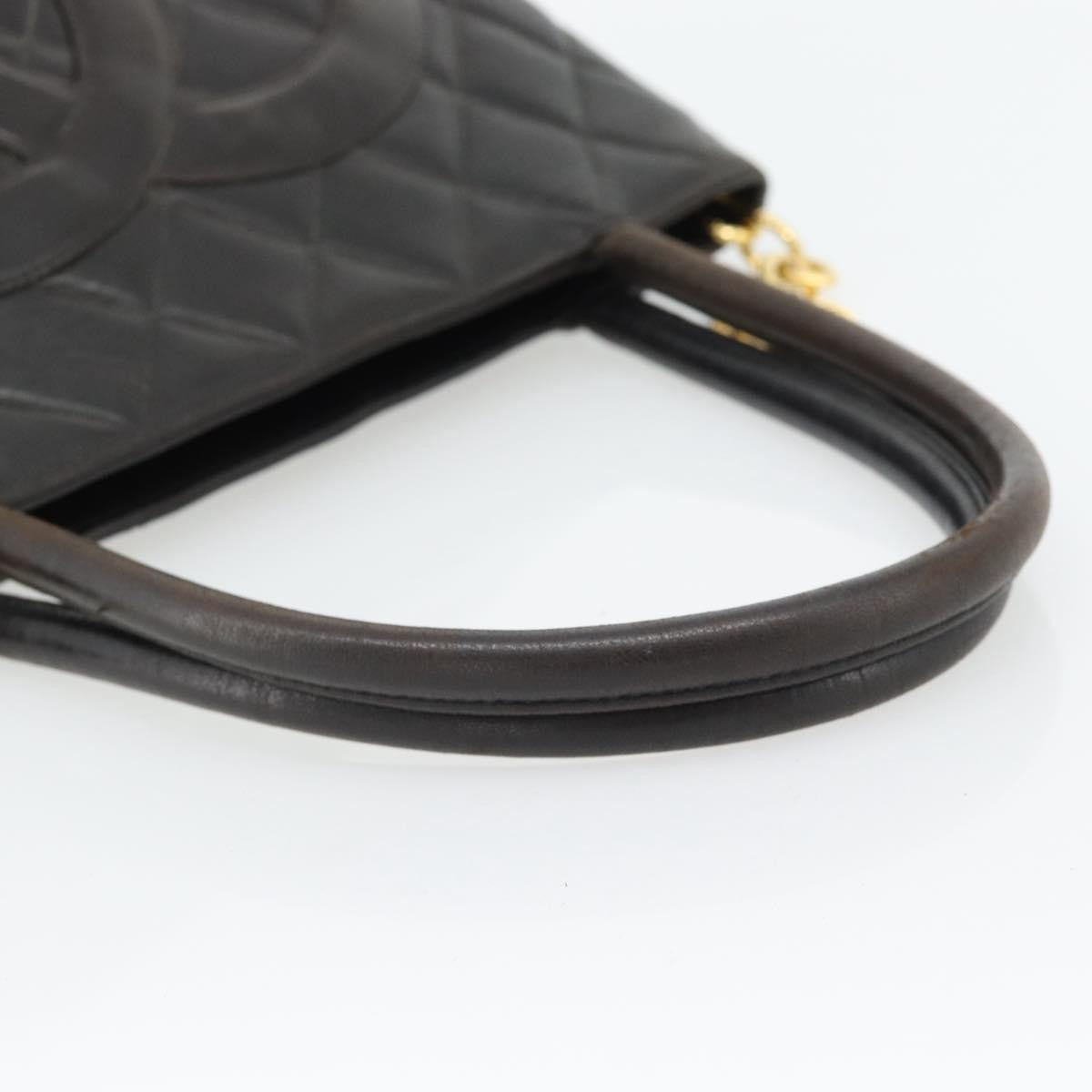 Chanel Matelassé Lambskin leather, Black, Leather, Tote Bag