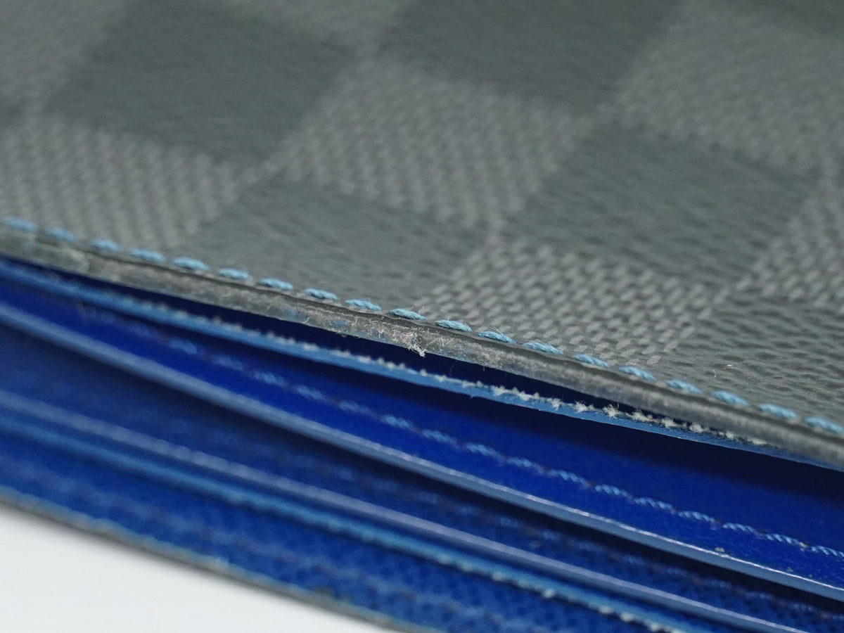 Louis Vuitton Slender Damier Graphite, Black, Canvas, Wallet