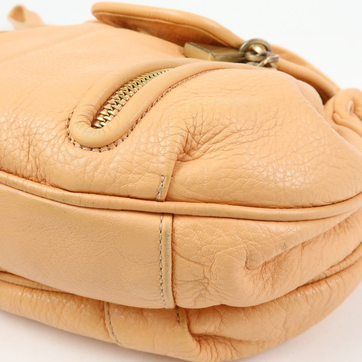 Chloe shoulder bag Leather, Orange, Leather, Shoulder Bag