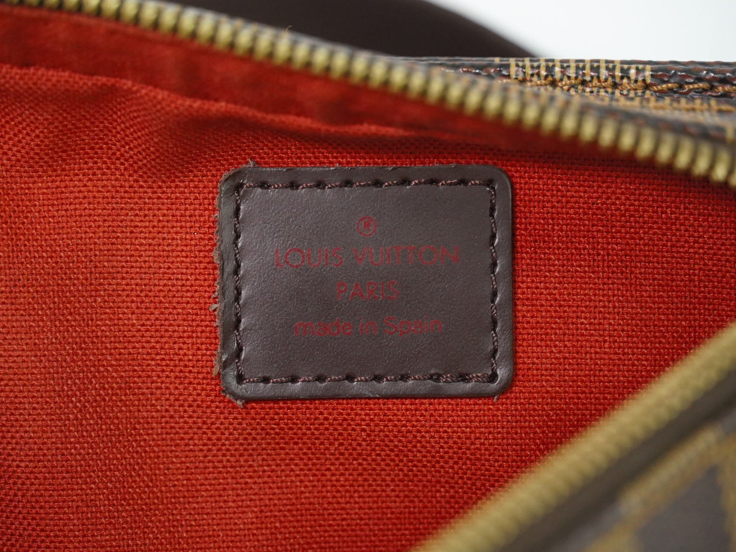 Louis Vuitton Geronimos Damier, Brown, Canvas, Clutch