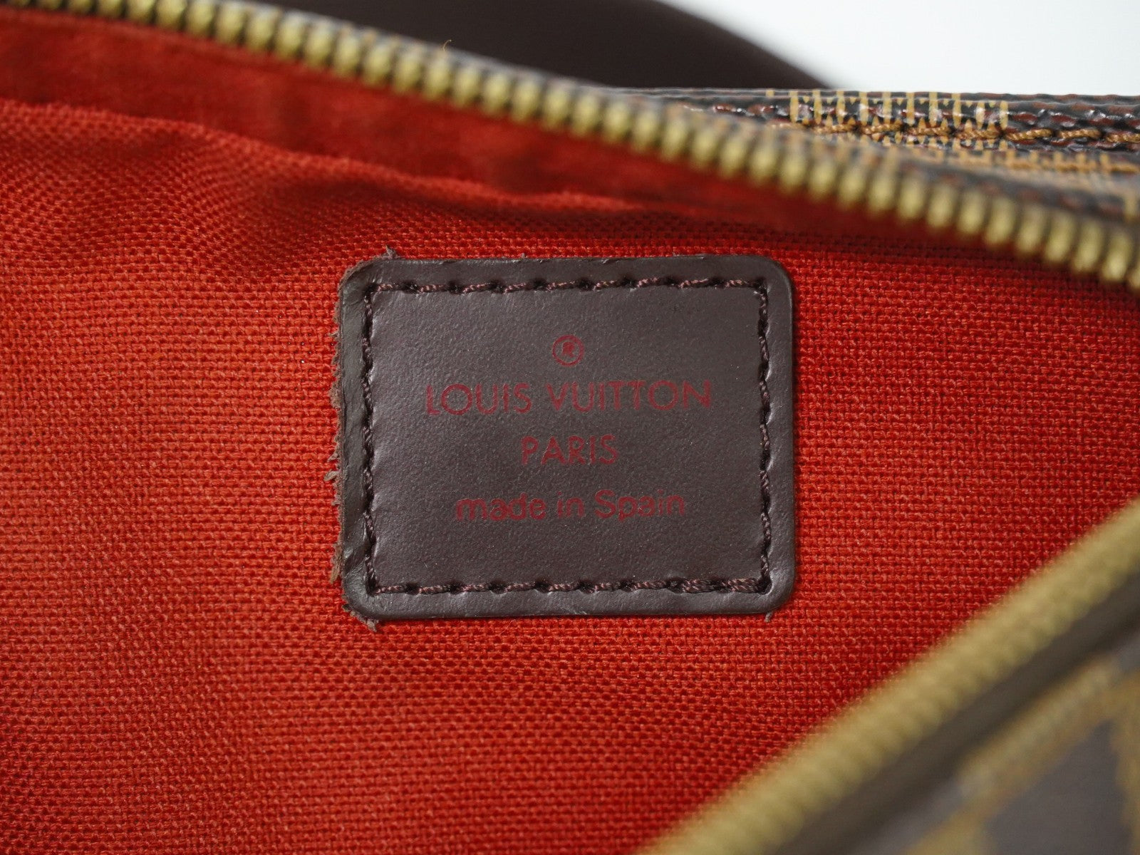 Louis Vuitton Geronimos Damier, Brown, Canvas, Clutch