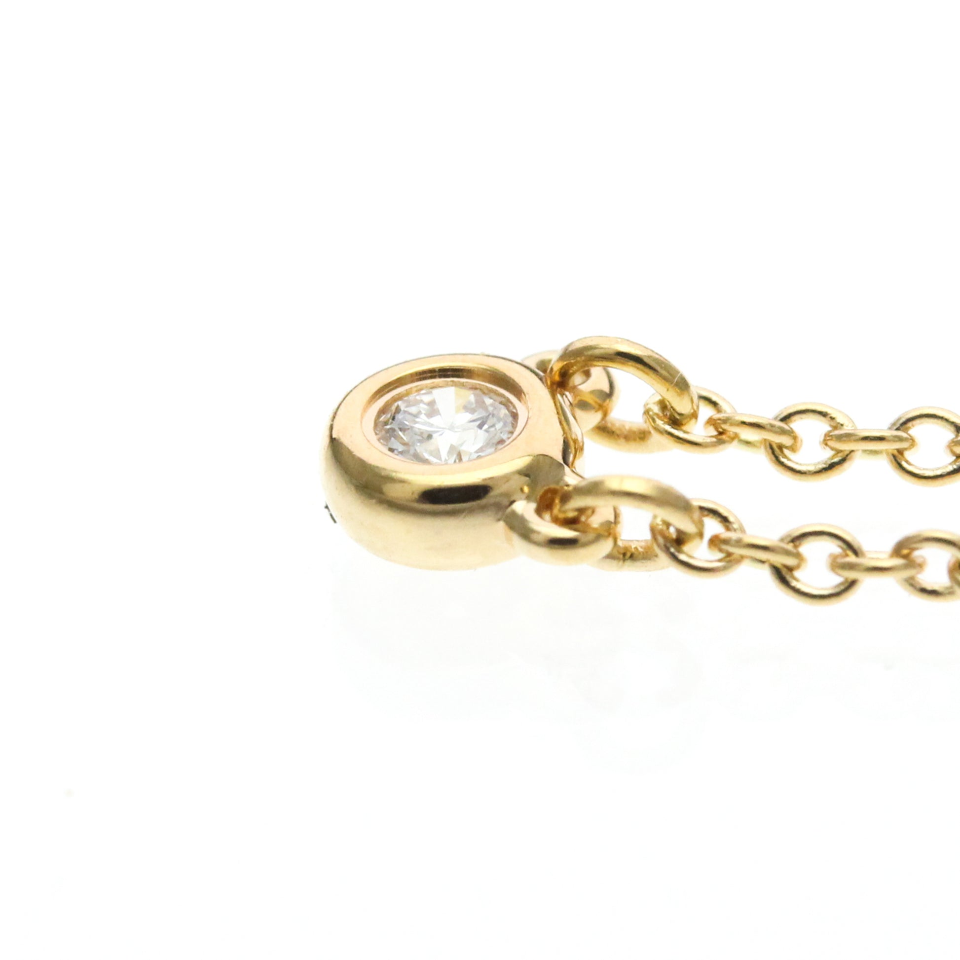 Tiffany & Co. Elsa Peretti Diamonds By The Yard 18K Pink Gold with Diamond, Gold, Pink Gold, Necklace