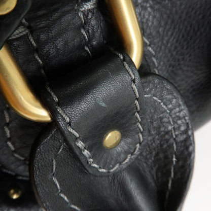 Chloe Paddington Body Leather, Black, Leather, Handbag