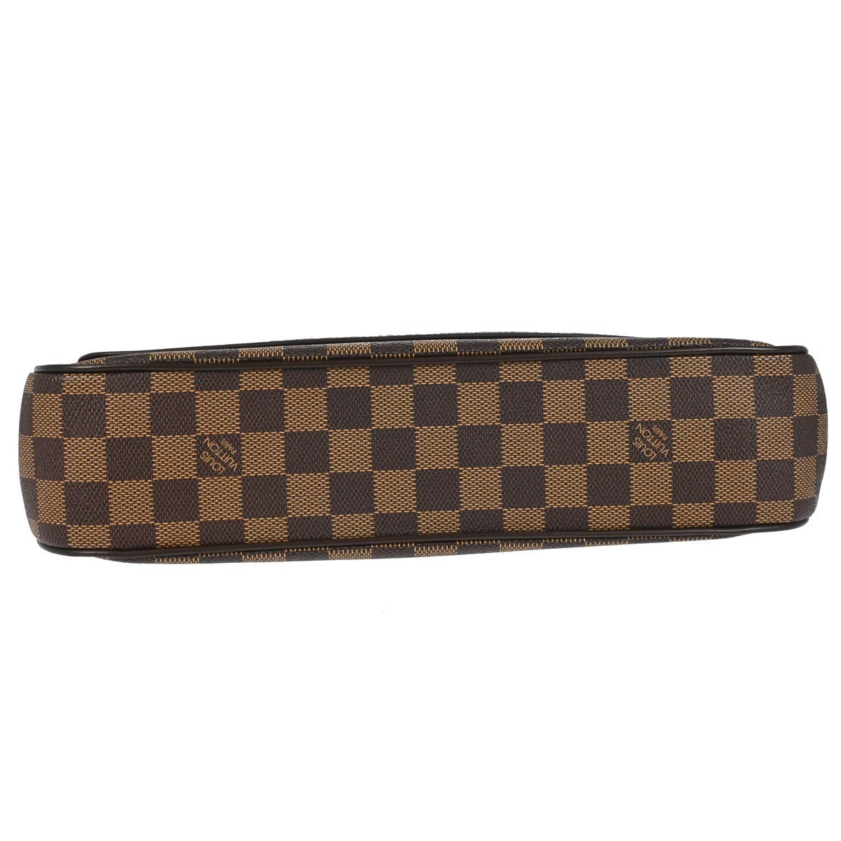Louis Vuitton Aubagne Damier Ebene, Brown, Canvas, Shoulder Bag