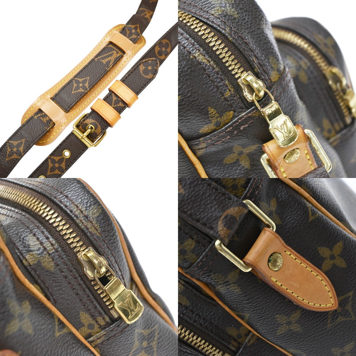 Louis Vuitton Nil Shoulder Bag Monogram Canvas, Brown, Canvas, Shoulder Bag