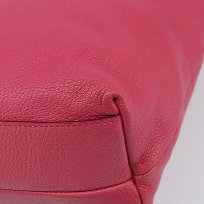 Salvatore Ferragamo Gancini Tote Leather, Pink, Leather, Tote Bag