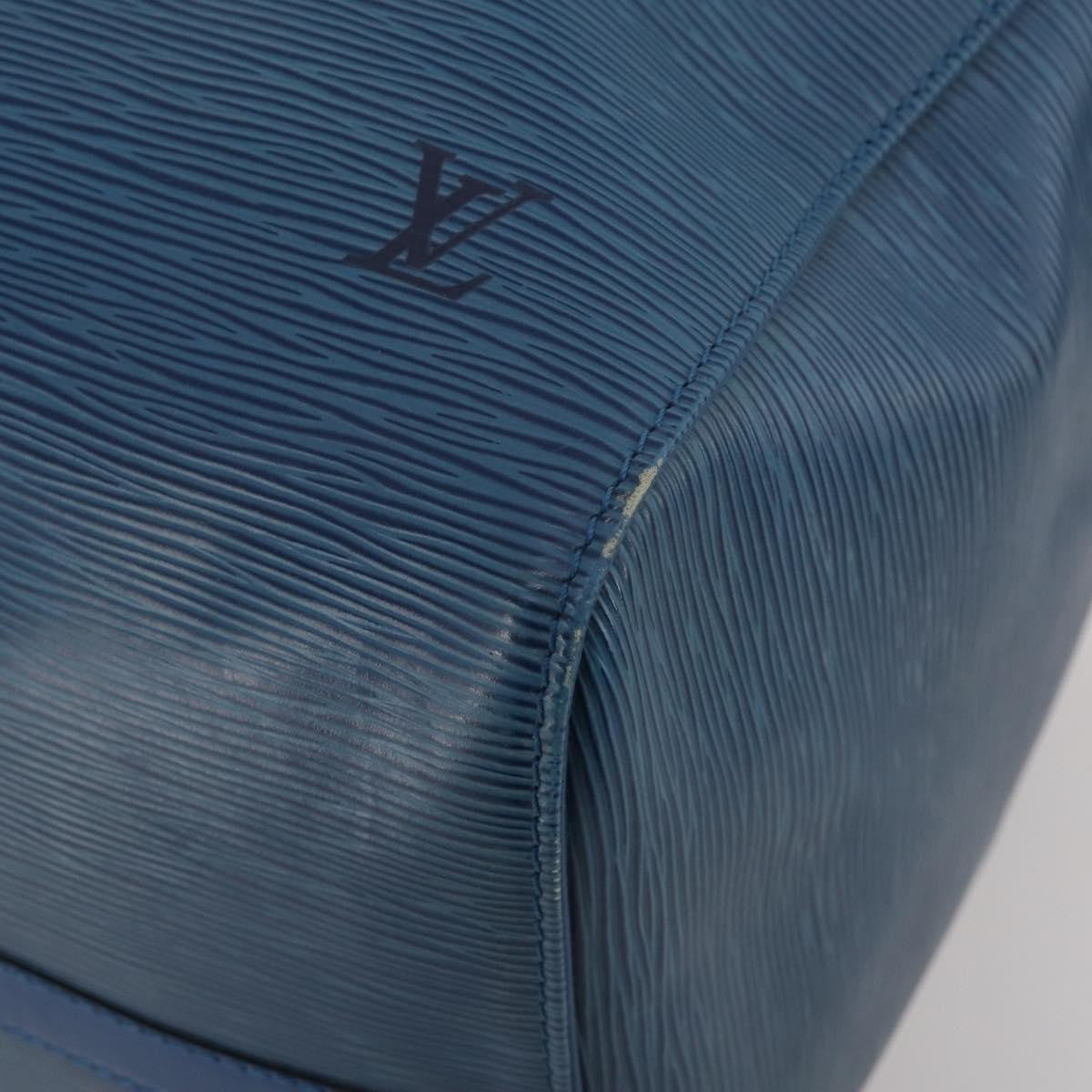 Louis Vuitton Keepall Bag Epi Leather, Blue, Leather, Travel Bag
