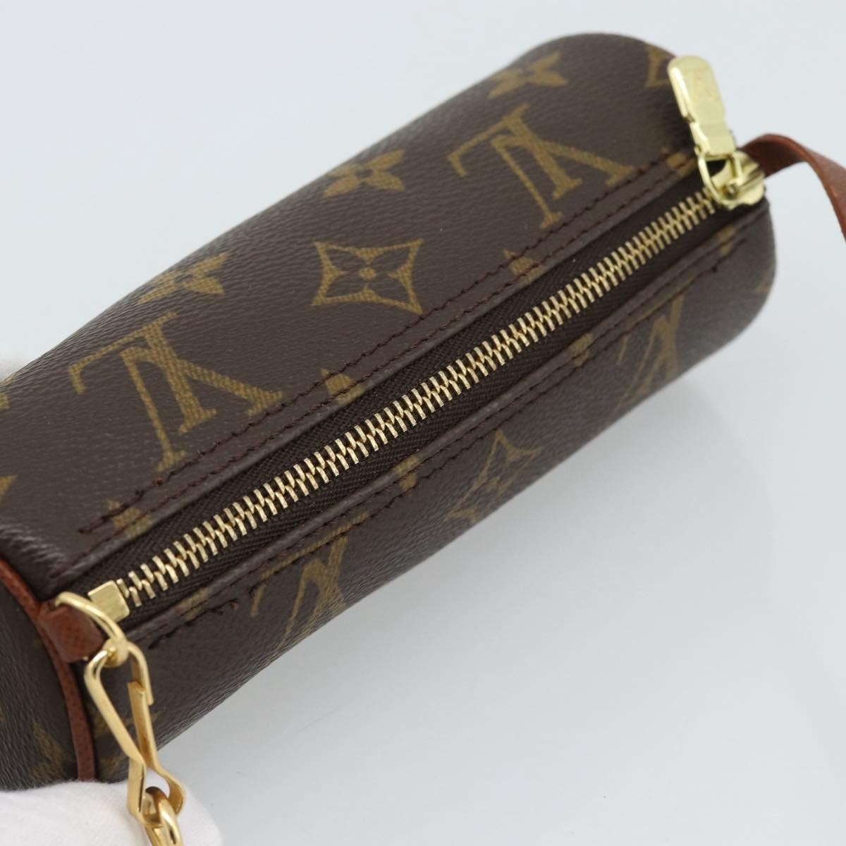 Louis Vuitton Papillon Pochette Monogram Canvas, Brown, Canvas, Clutch