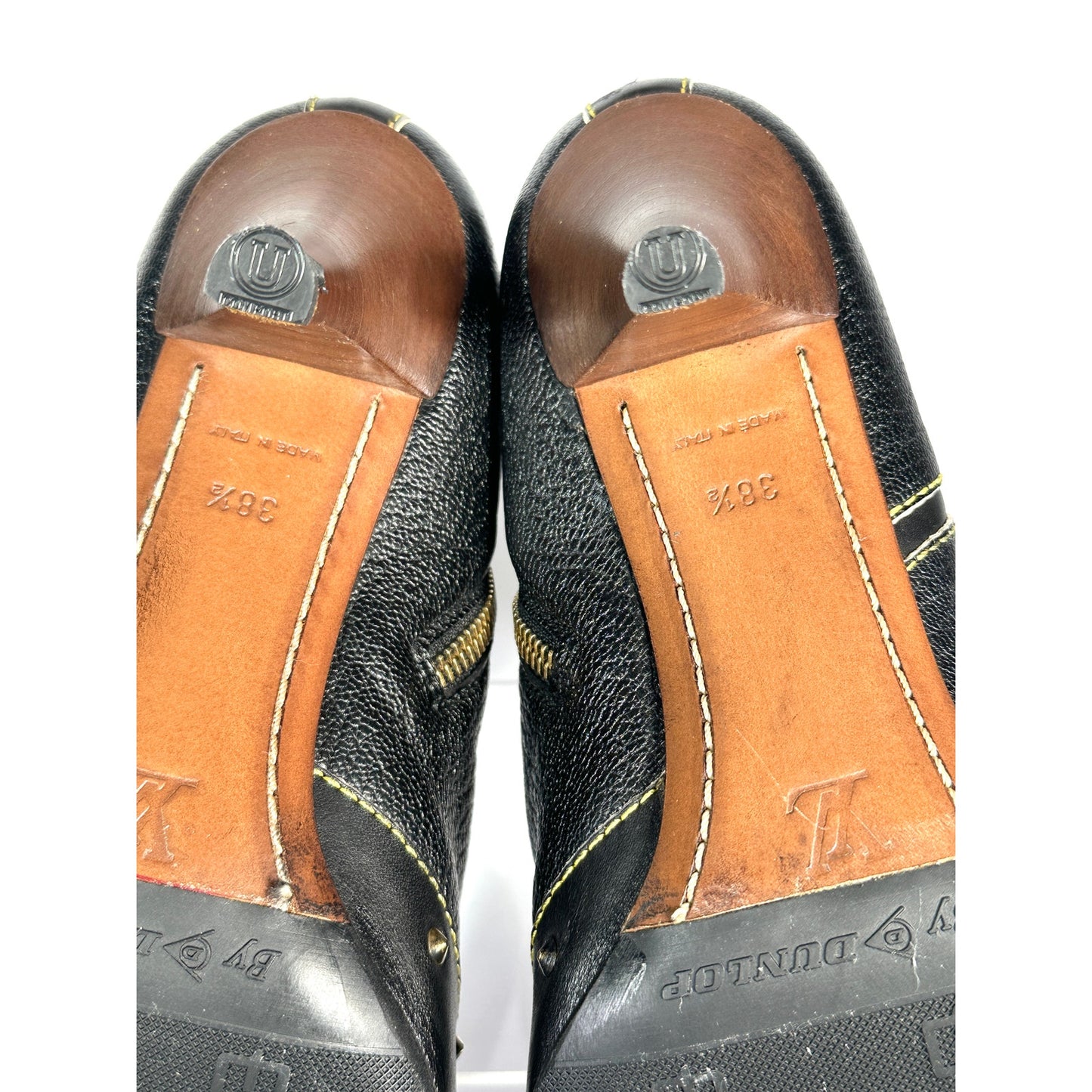 LOUIS VUITTON Suhali Stud Ankle Boots