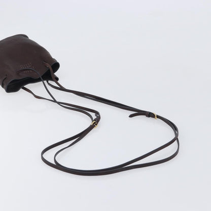 Miu Miu Aviator Bucket Leather, Brown, Leather, Handbag
