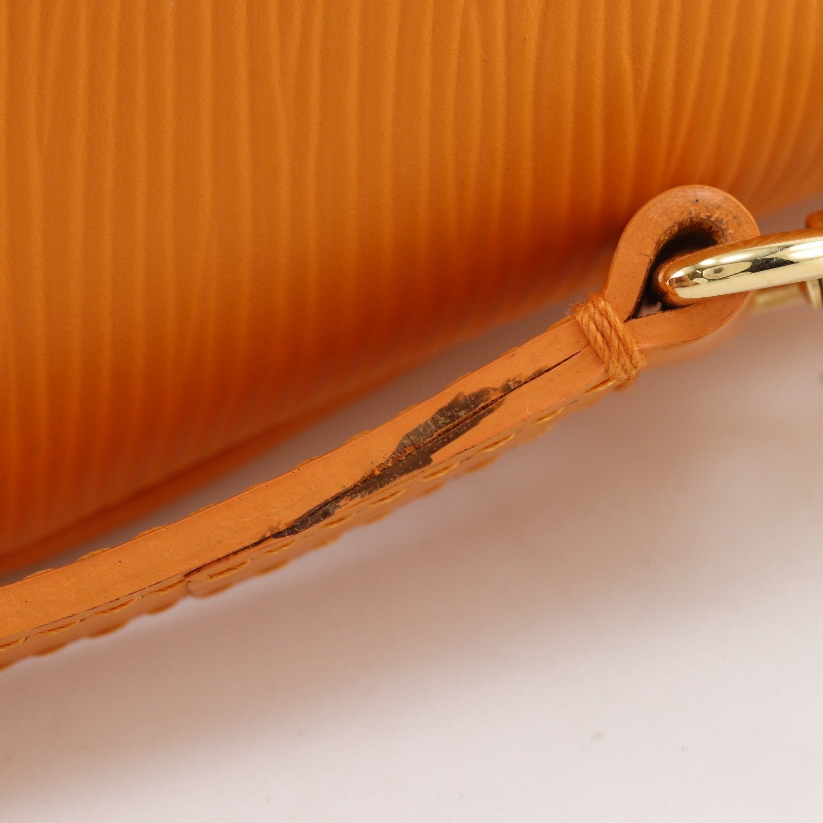 Louis Vuitton Dhanura Epi Leather, Orange, Leather, Handbag