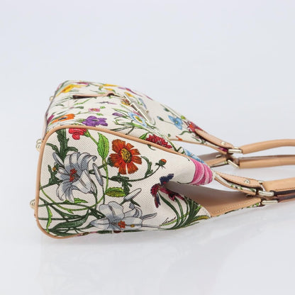 Gucci Joy Bardot Hobo Flora Canvas, Multicolour, Canvas, Handbag