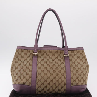 Gucci Miss GG GG Canvas with Leather, Beige, Canvas, Tote Bag