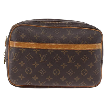 Louis Vuitton Reporter Monogram, Brown, Canvas, Shoulder Bag