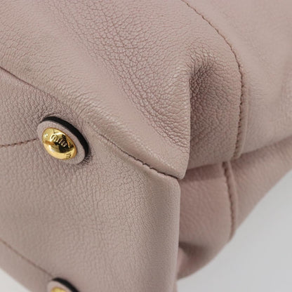 Miu Miu Madras Convertible Hobo Leather, Pink, Leather, Shoulder Bag