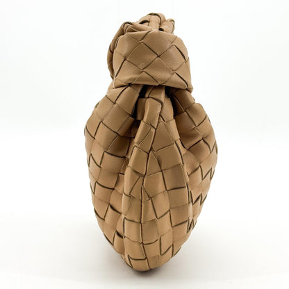 Bottega Veneta BV Jodie Hobo Intrecciato Nappa, Brown, Leather, Shoulder Bag