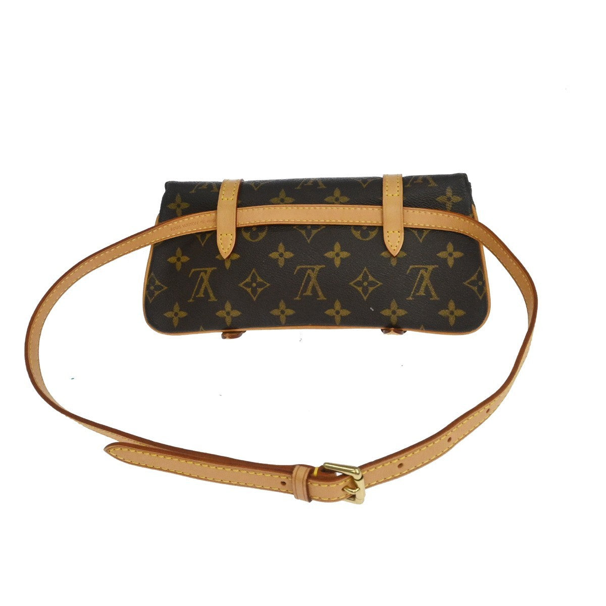 Louis Vuitton Marelle Waist Monogram Canvas, Brown, Canvas, Clutch