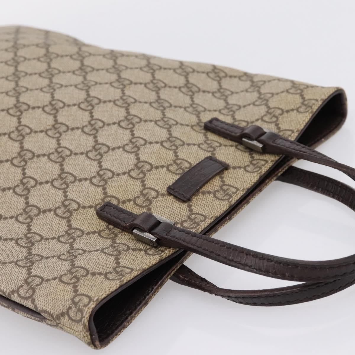 Gucci Joy Plus Flat GG Coated Canvas, Beige, Canvas, Tote Bag