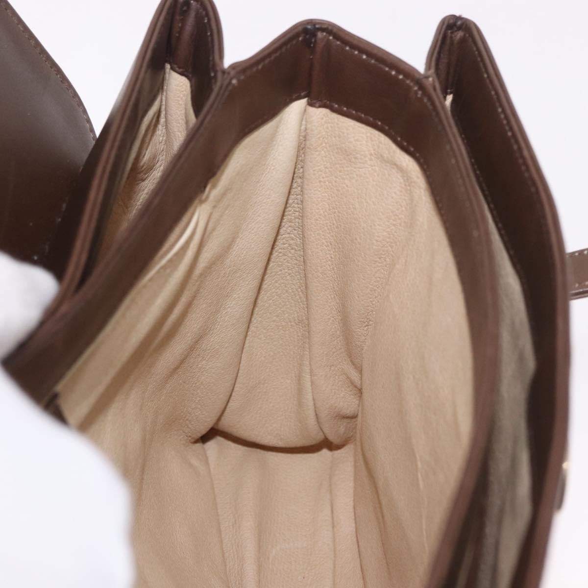 Gucci Vintage Leather, Brown, Leather, Tote Bag