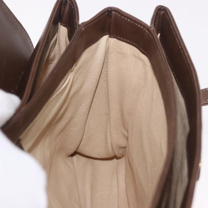 Gucci Vintage Leather, Brown, Leather, Tote Bag