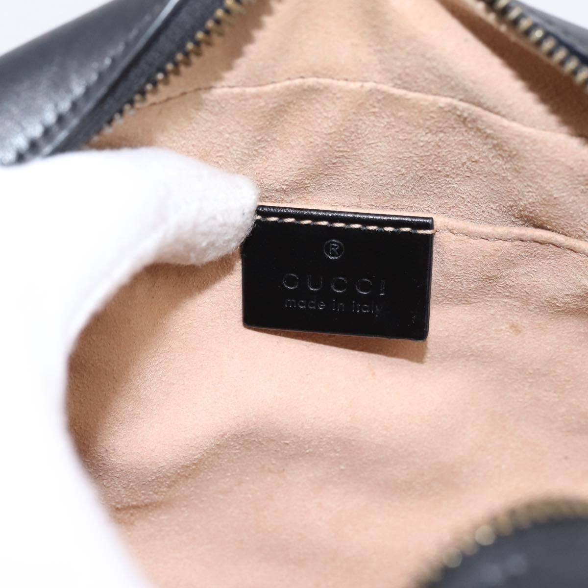 Gucci GG Marmont Monochrome Matelasse Leather, Black, Leather, Shoulder Bag