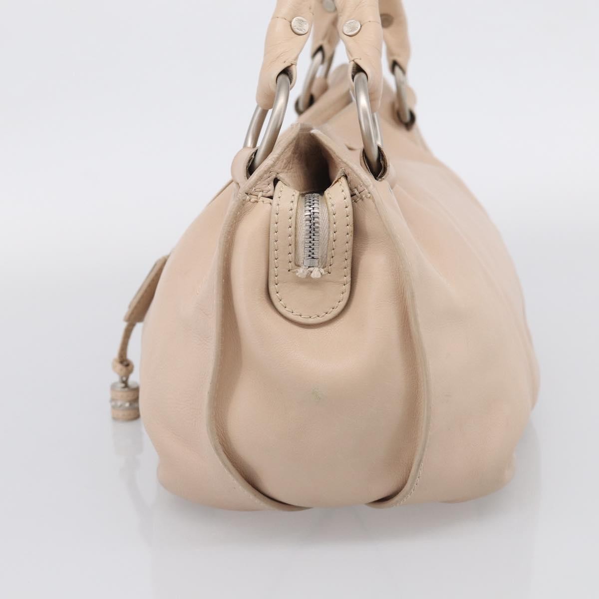 Celine Bittersweet Leather, Beige, Leather, Handbag