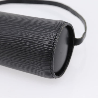 Louis Vuitton Soufflot Pochette Epi Leather, Black, Leather, Clutch