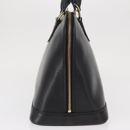 Louis Vuitton Alma Epi Leather, Black, Leather, Handbag