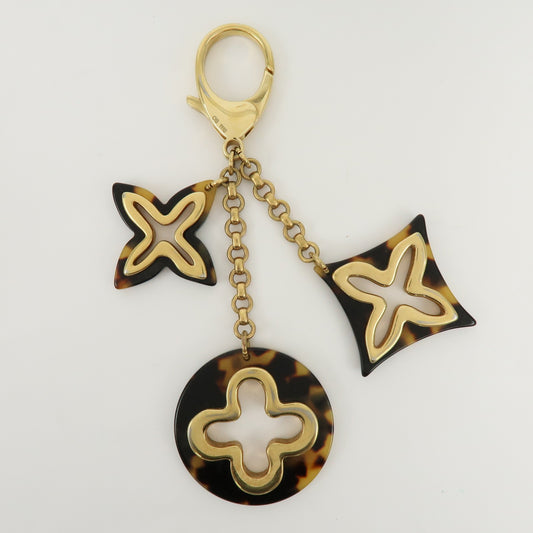 Louis Vuitton Insolence Bag Charm Metal and Tortoise, Gold, Metal, Charm