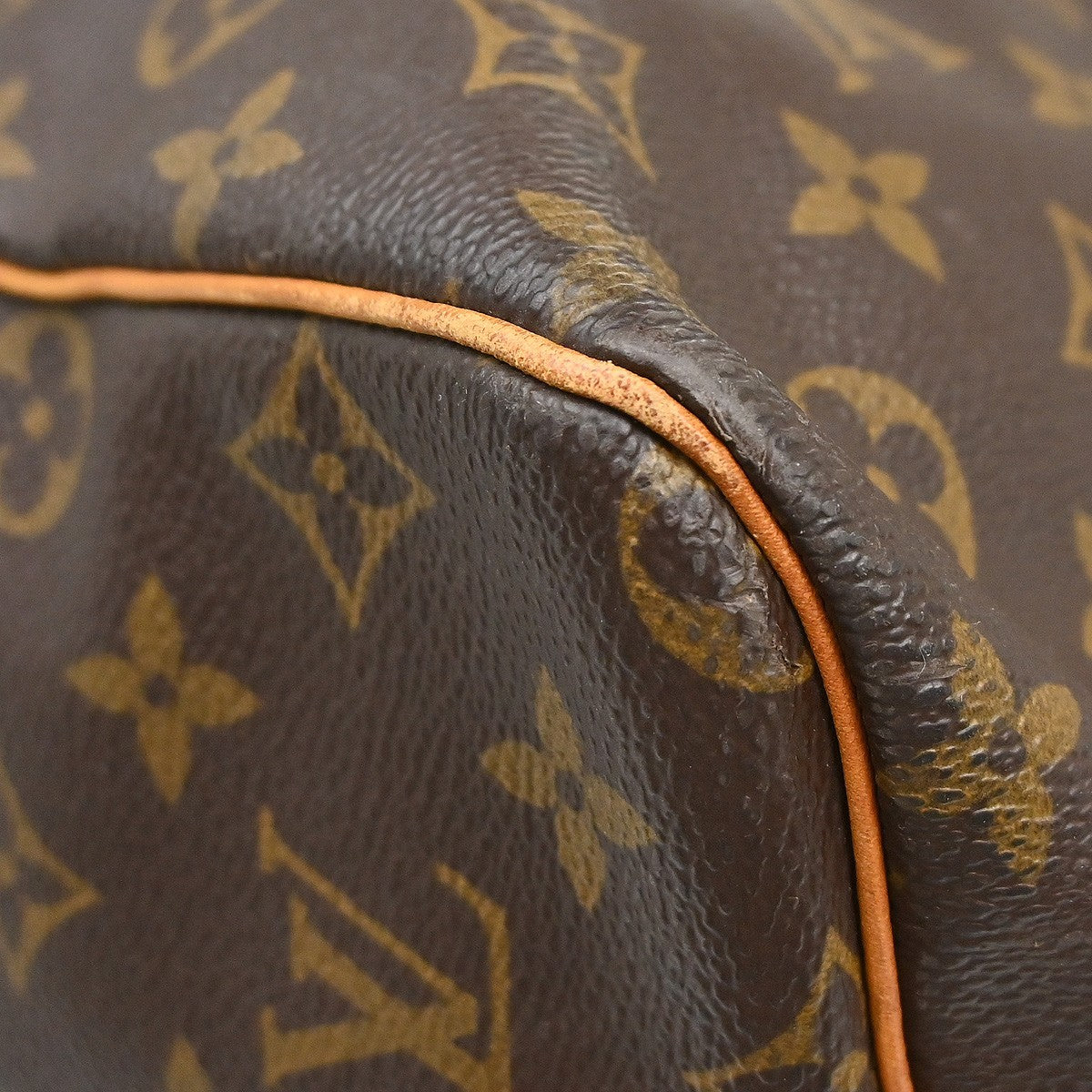 Louis Vuitton Keepall Monogram, Brown, Canvas, Travel Bag