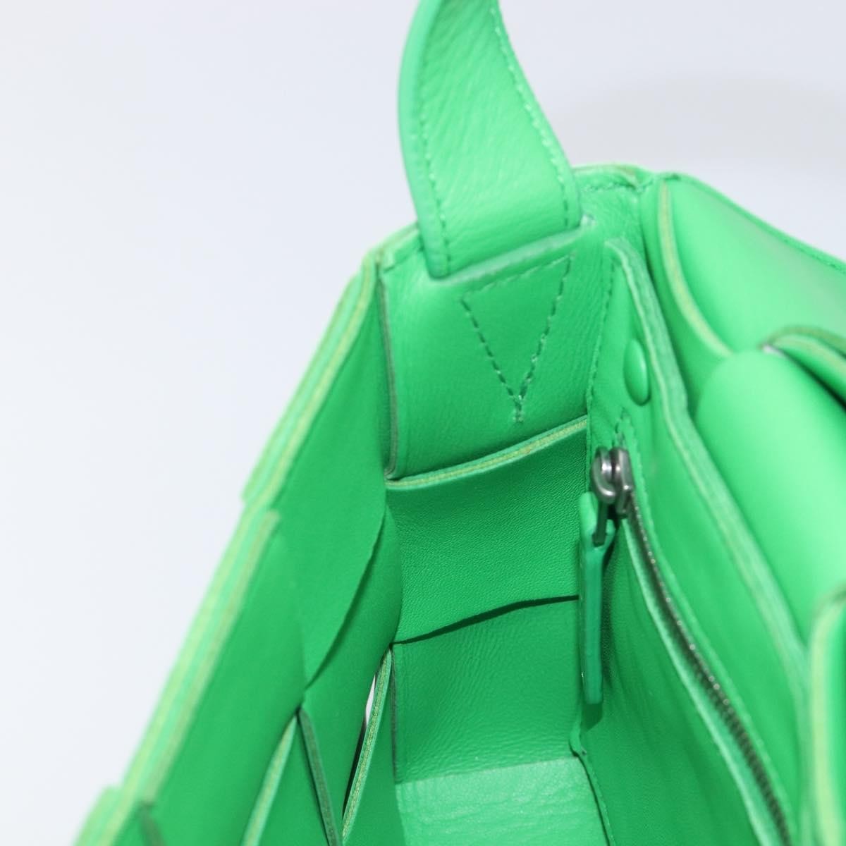 Bottega Veneta Cassette Maxi Intrecciato Leather, Green, Leather, Crossbody Bag