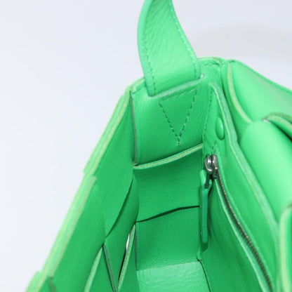Bottega Veneta Cassette Maxi Intrecciato Leather, Green, Leather, Crossbody Bag