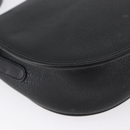 Gucci Vintage Leather, Black, Leather, Shoulder Bag